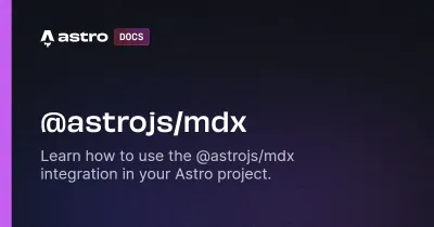 docs.astro.buildのアイキャッチ画像