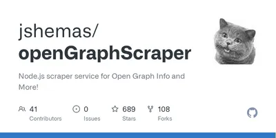 Node.js scraper service for Open Graph Info and More! - jshemas/openGraphScraper