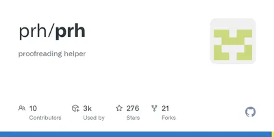 proofreading helper. Contribute to prh/prh development by creating an account on GitHub.