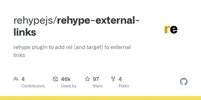 rehype plugin to add rel (and target) to external links - rehypejs/rehype-external-links