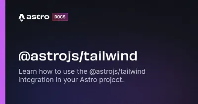 docs.astro.buildのアイキャッチ画像