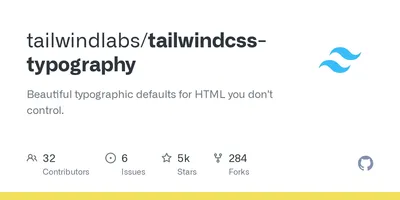 Beautiful typographic defaults for HTML you don't control. - tailwindlabs/tailwindcss-typography